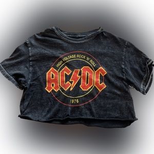 AC/DC Cropped tee Small